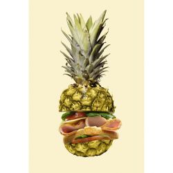 PINEAPPLE BURGER canvas