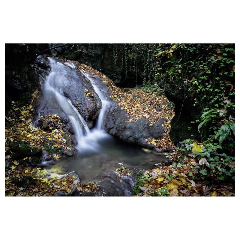 LITTLE AUTUMN WATERFALL canvas - Landscape and nature canvas