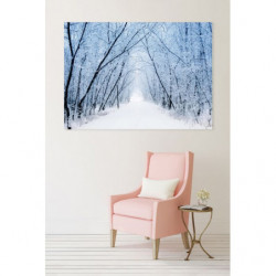 WHITE ROAD Canvas print