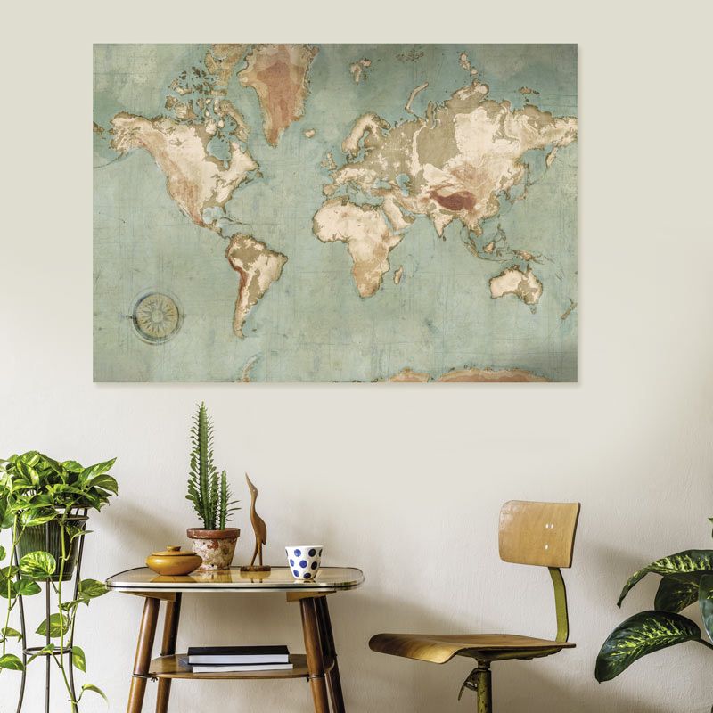 Carte du Monde Géante : Carte du Monde Grand Format - Déco Murale