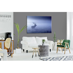 Poster BLUE MISTY DEER