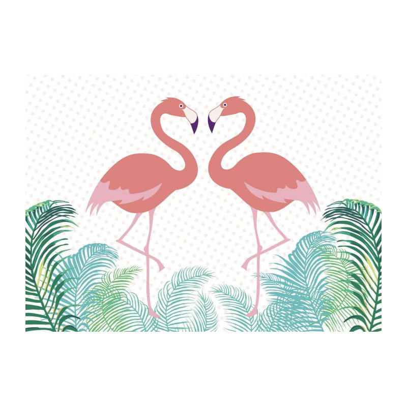 Póster FLAMINGO ENAMORADO - Poster gigante