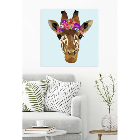 Poster illustration girafe