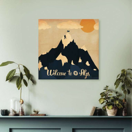 Poster LES ALPES ILLUSTREES