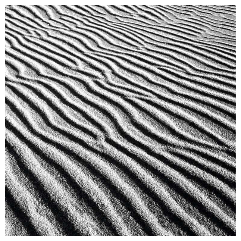 Poster ONDULATION DU SABLE - Poster noir et blanc