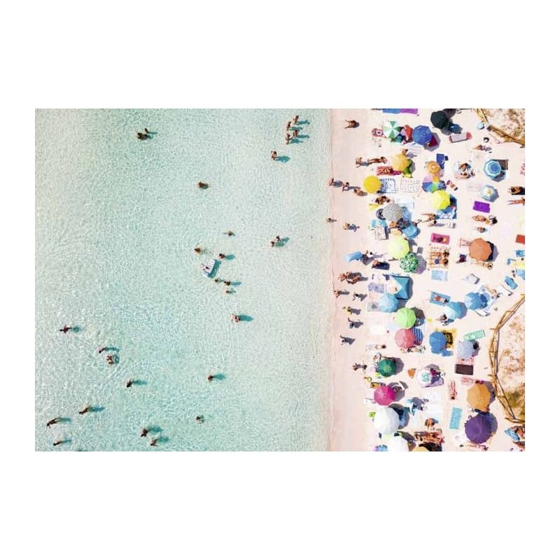 SUNSHADES - VIEW FROM ABOVE poster - Sea and ocean poster