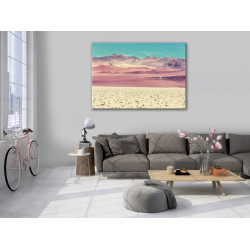 Decorative poster landscape of the Puna desert