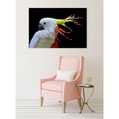 Poster oiseau artistique et exotique