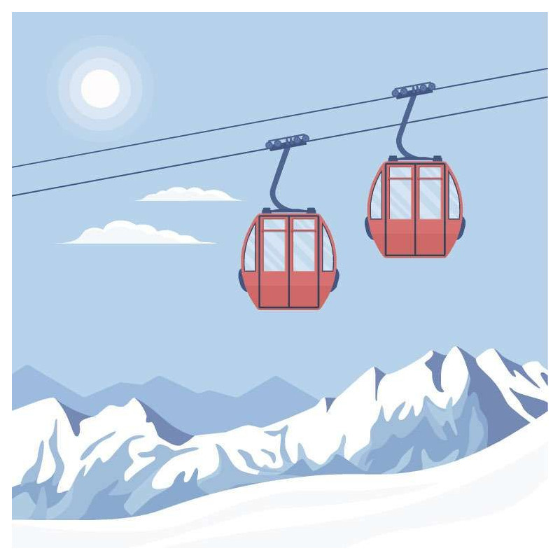 CABLE CARS poster - Design poster