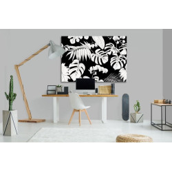 TROPICAL BLACK AND WHITE poster