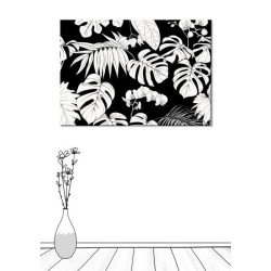 Poster TROPICAL NOIR ET BLANC