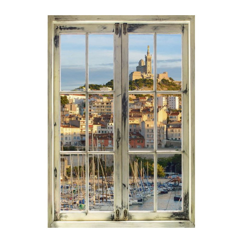 A LOOK AT MARSEILLE poster - Trompe l oeil poster