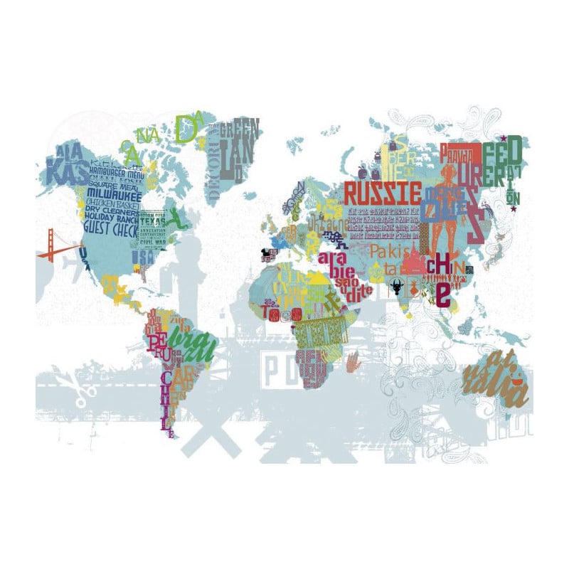 Poster WORLD - Poster carte du monde