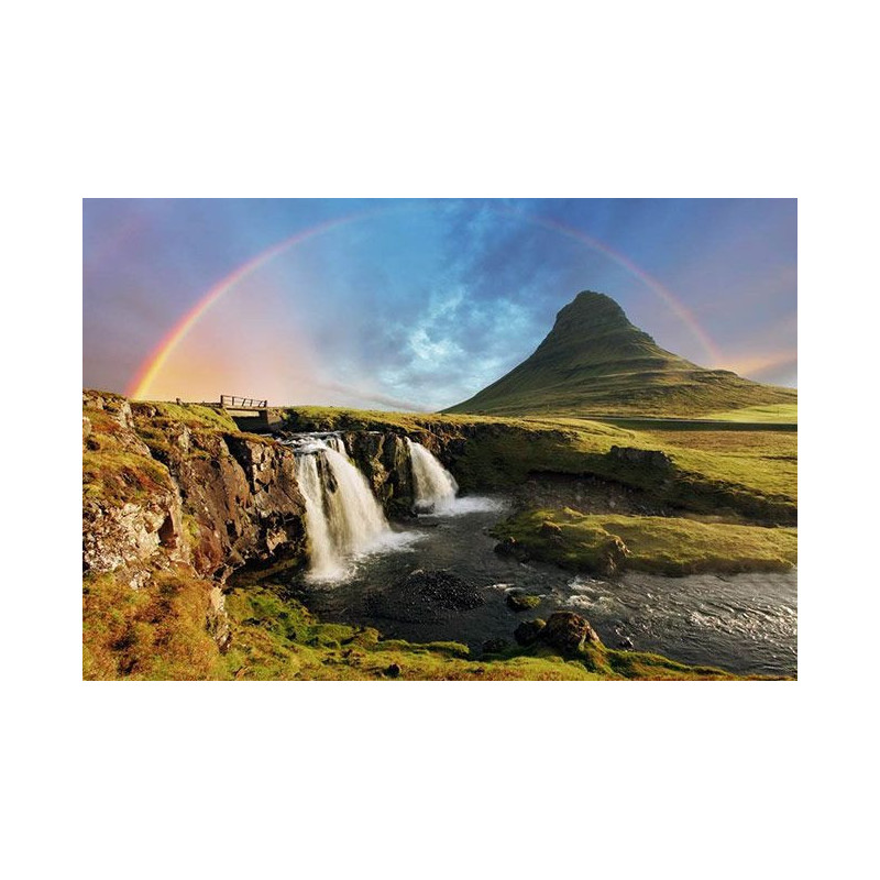 KIRKJUFELLSFOSS ICELAND Wallpaper - Panoramic wallpaper