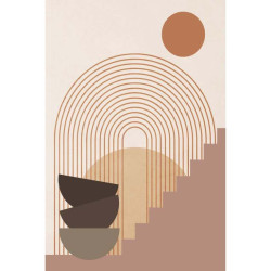 TERRACOTTA STAIRS poster