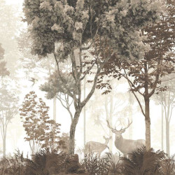 Póster BOSQUE SEPIA