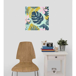 BLUE MONSTERA poster