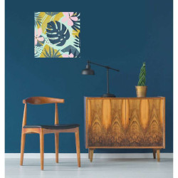 BLUE MONSTERA poster