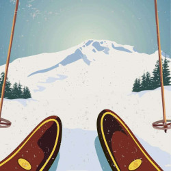 Poster SKI VINTAGE