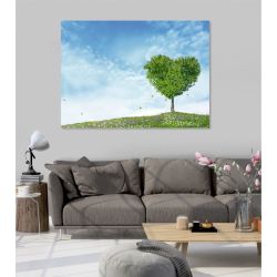 Poster romantique MON ARBRE COEUR