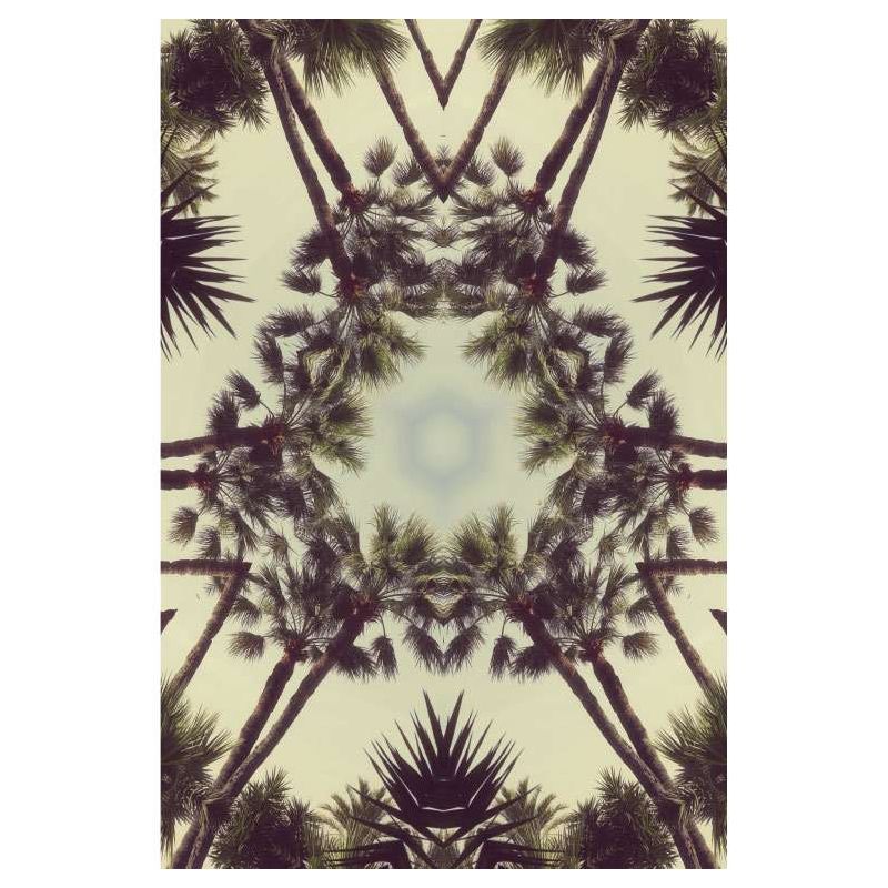 KALEIDOSCOPIC PALM TREES poster - Vintage poster