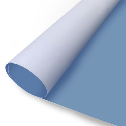 Rollo de papel pintado liso azul de 10 m