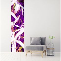 PURPLE FLOWERS wall hanging