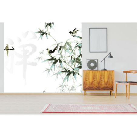 Poster panoramique peinture zen