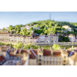 Cuadro en lienzo LYON TILT SHIFT