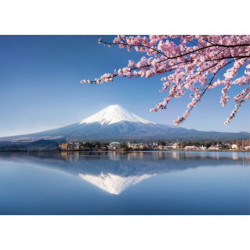 Tableau Japonais Cerisier et Mont Fuji