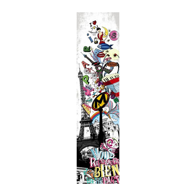 ILLUSTRATED PARIS Wall hanging - Urban wall hanging