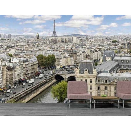 Poster panoramique PRINTEMPS A PARIS