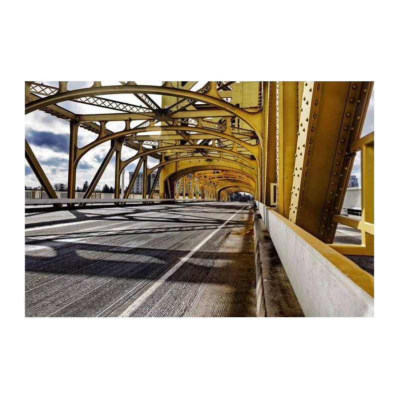 YELLOW BRIDGE wallpaper - Panoramic wallpaper