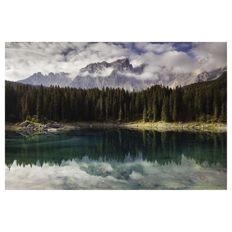 THE LAKE OF CAREZZA canvas print - Landscape and nature canvas