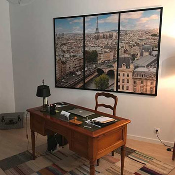 Idée d’aménagement intérieur avec le tableau Paris