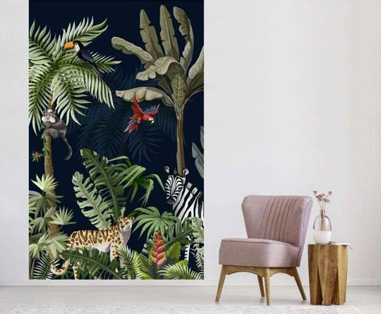 Jungle and exotic wall hanging